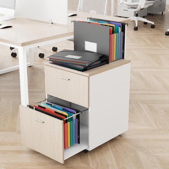 6 Pack Hanging File Folders Letter Size with 7 Expandable Accordion Pockets - Picture 3 of 3